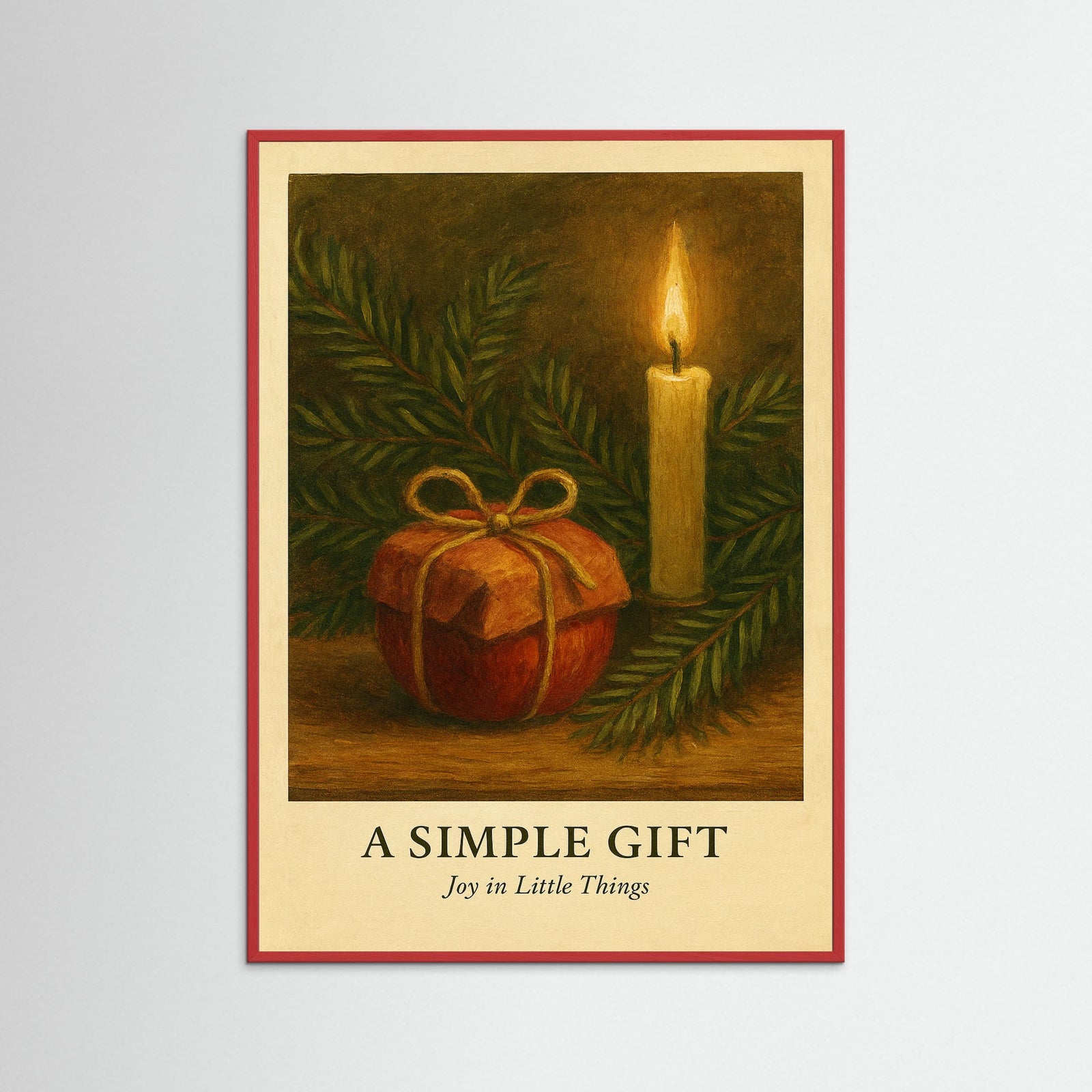 Red Wood A simple gift