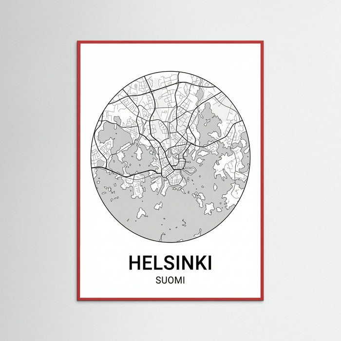 Red Wood Aarhus Urban Map