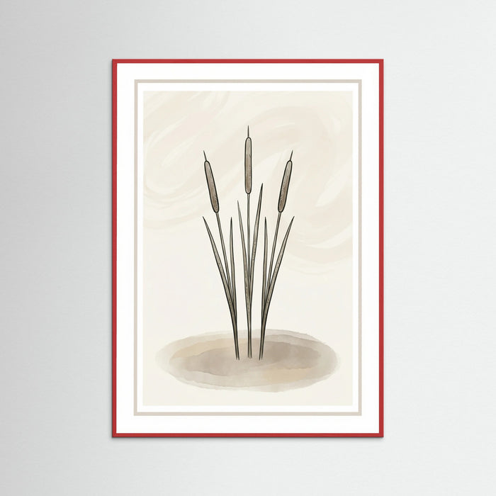 Red Wood Abstract Baobab