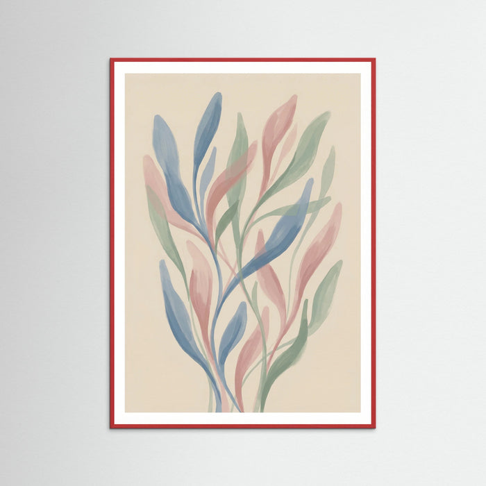 Red Wood Abstract Botanicals