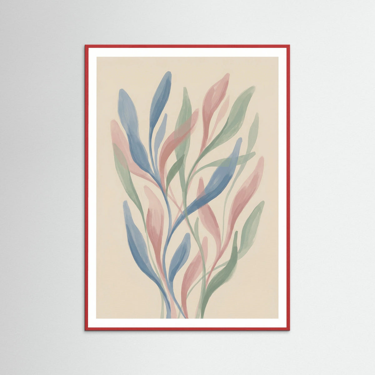 Red Wood Abstract Botanicals