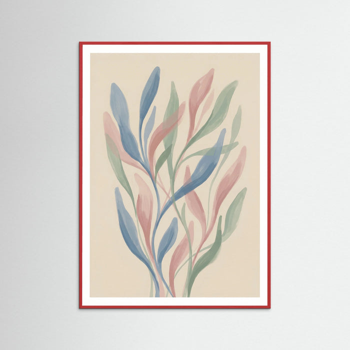 Red Wood Abstract Botanicals