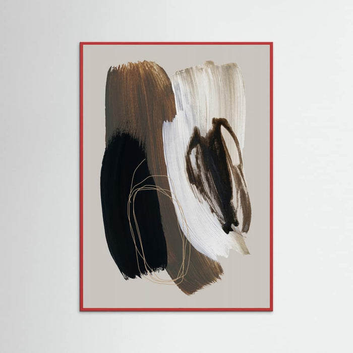 Abstract Brush Strokes 108X Poster – Poster und Kunstdruck