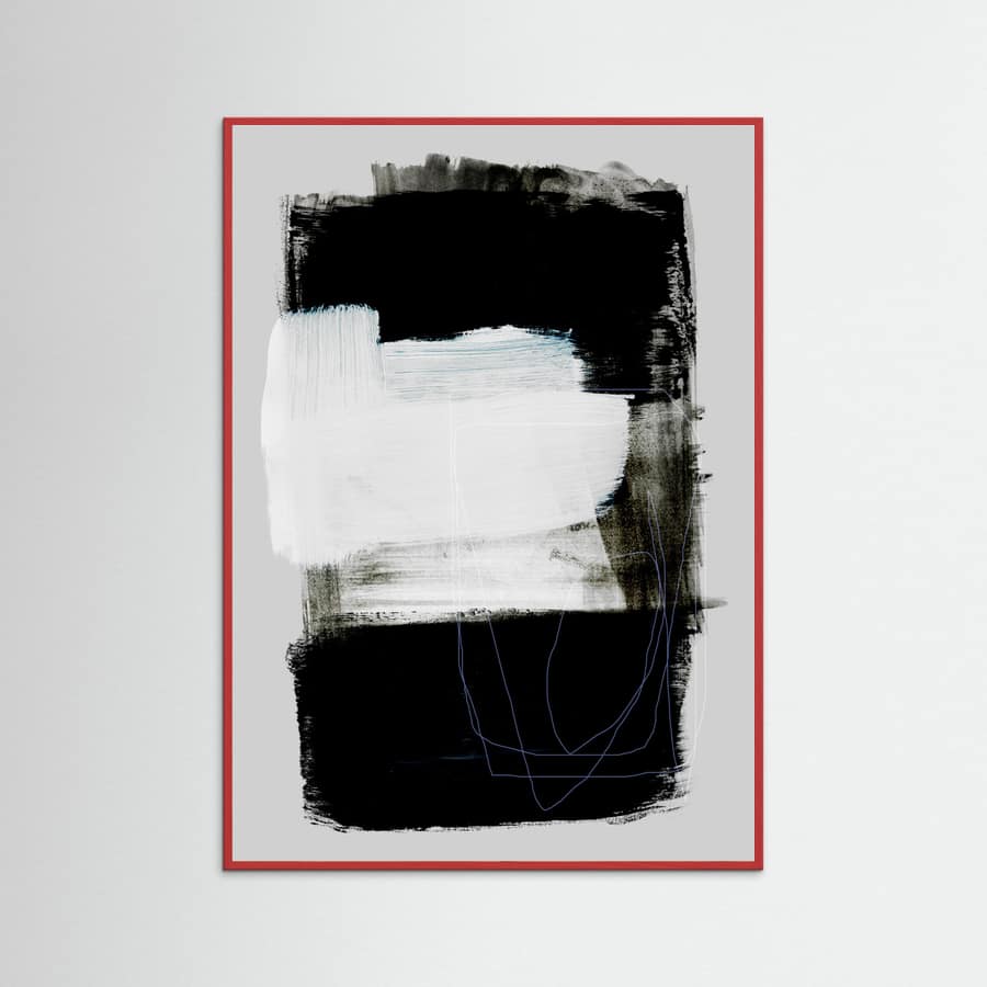 Abstract Brush Strokes 130 Poster – poster och konsttryck