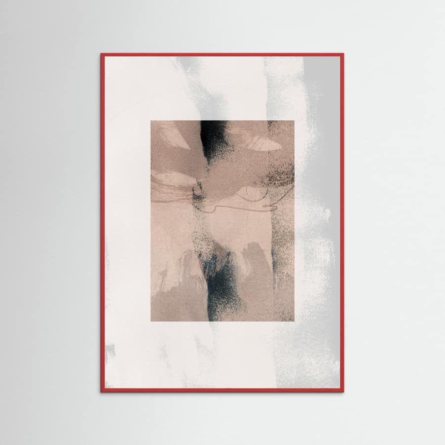 Abstract Brush Strokes 17x Poster – plakat og kunsttryk