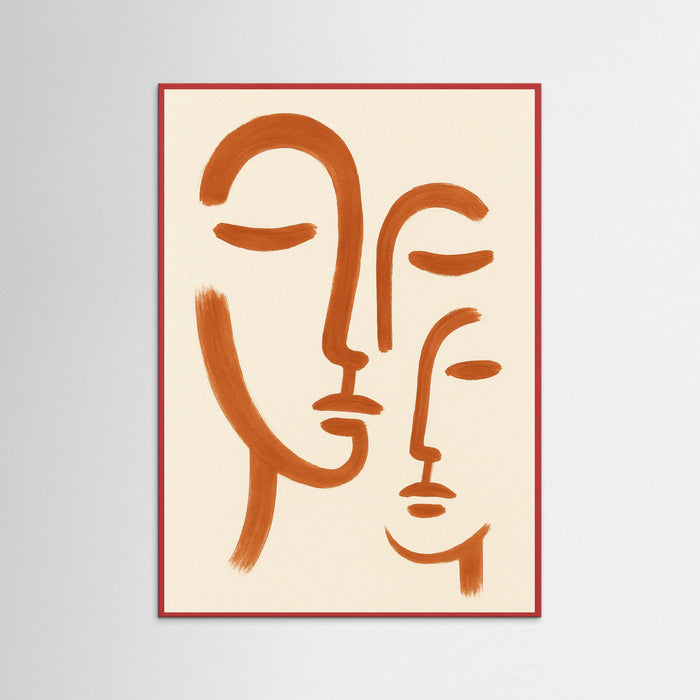 Red Wood Abstract Expressions