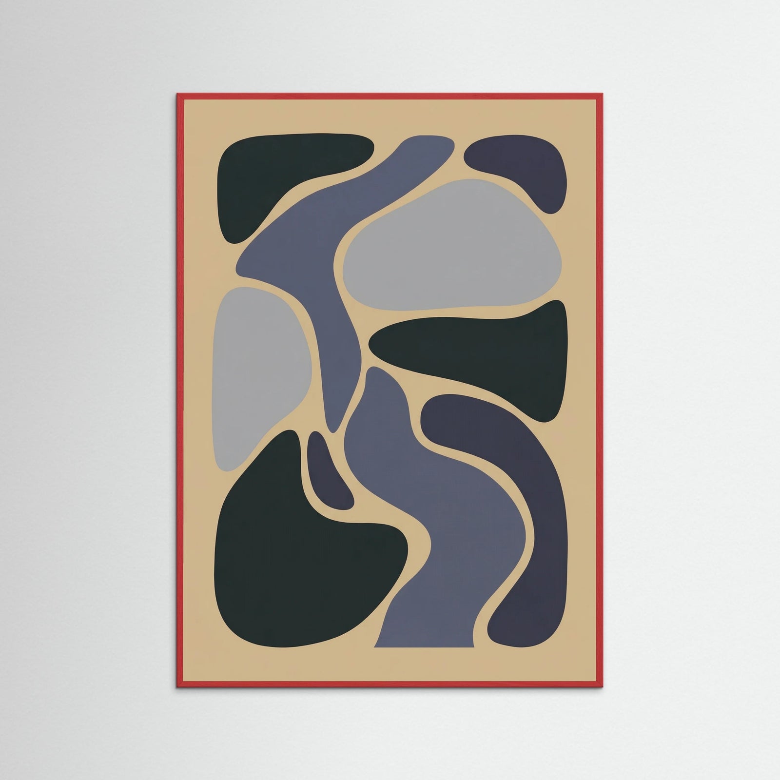 Red Wood Abstract Foliage Study