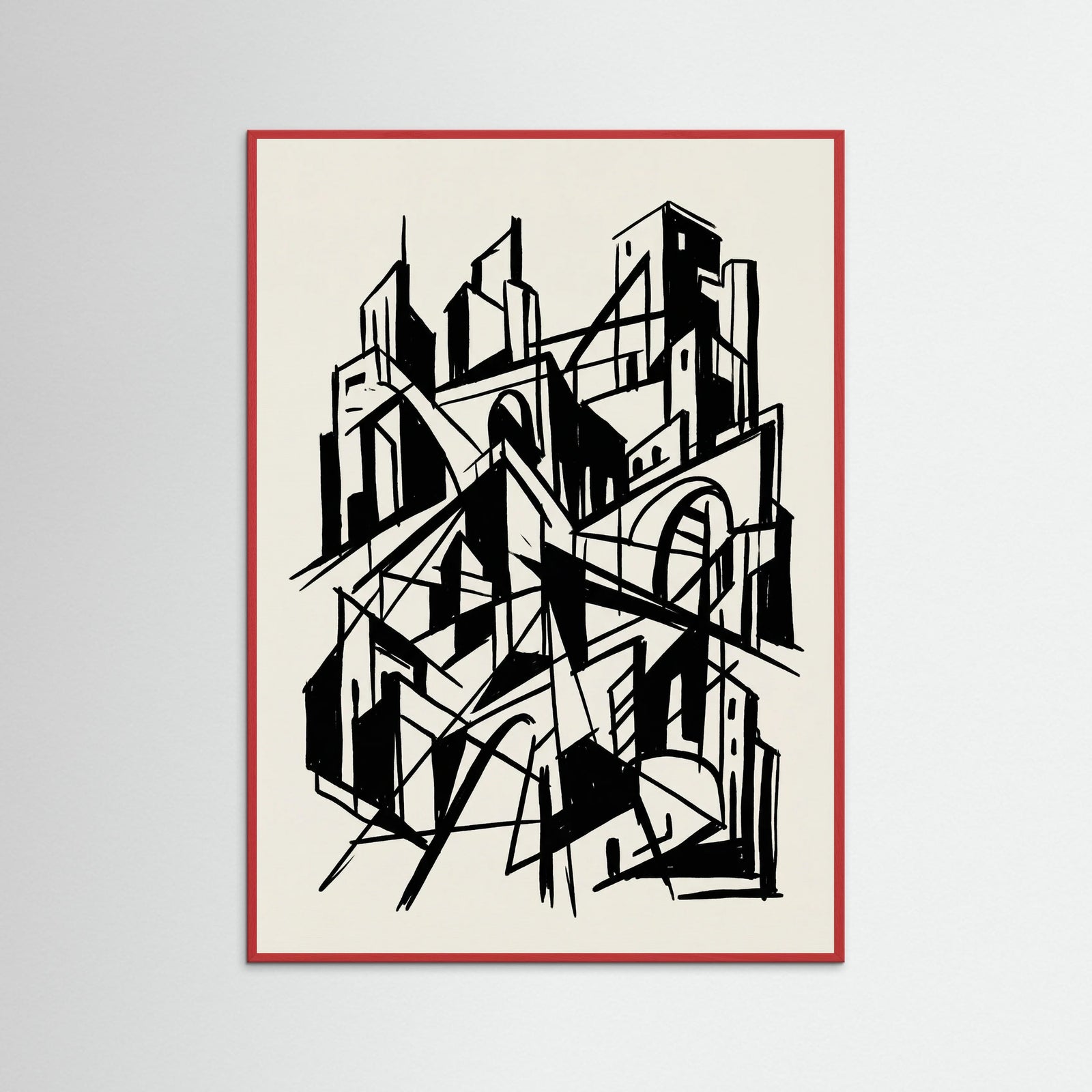 Red Wood Abstract Gallery Unveiling