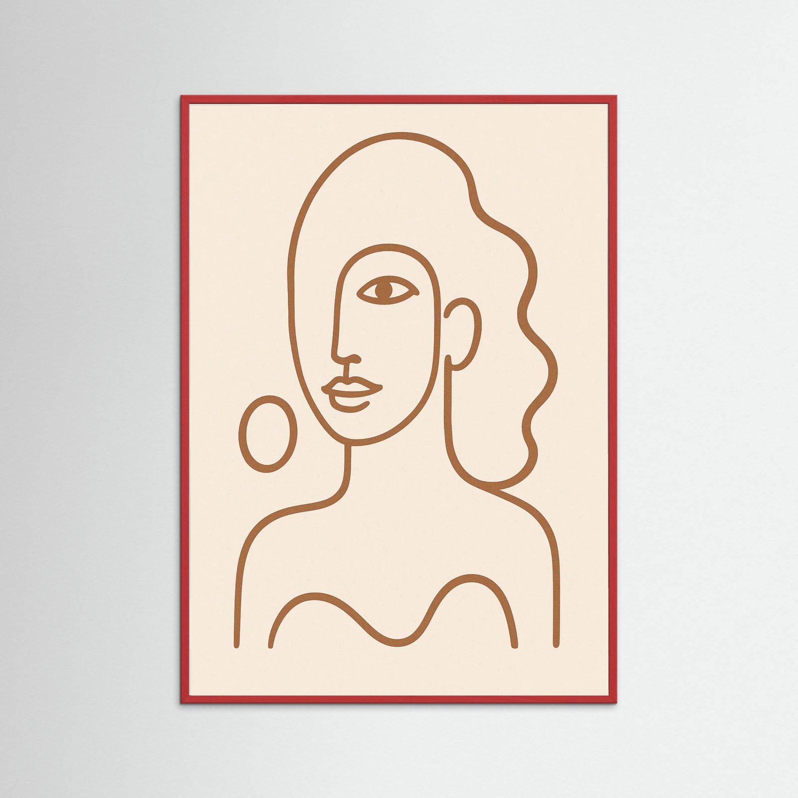 Red Wood Abstract Gaze