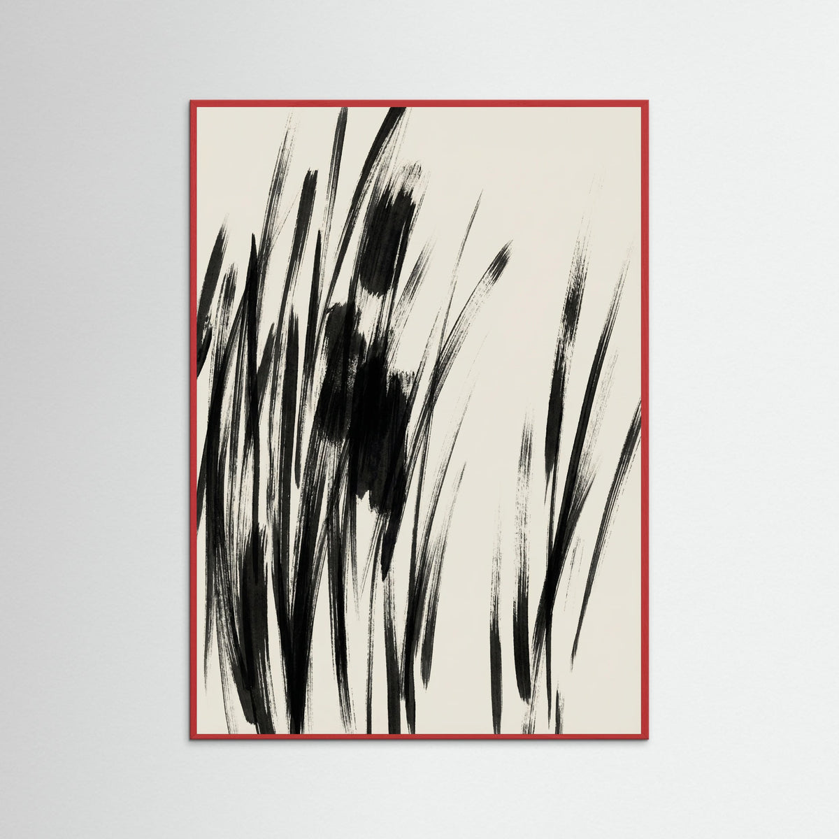 Red Wood Abstract Grace