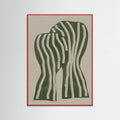 Abstract Kiss Poster – plakat og kunsttryk