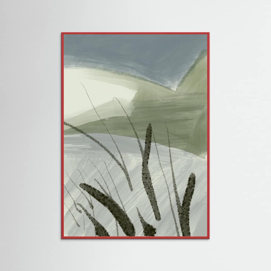 Abstract Landscape Poster – Poster und Kunstdruck