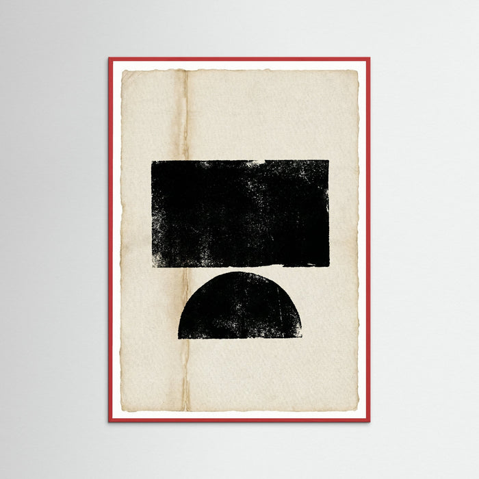 Red Wood Abstract Profile