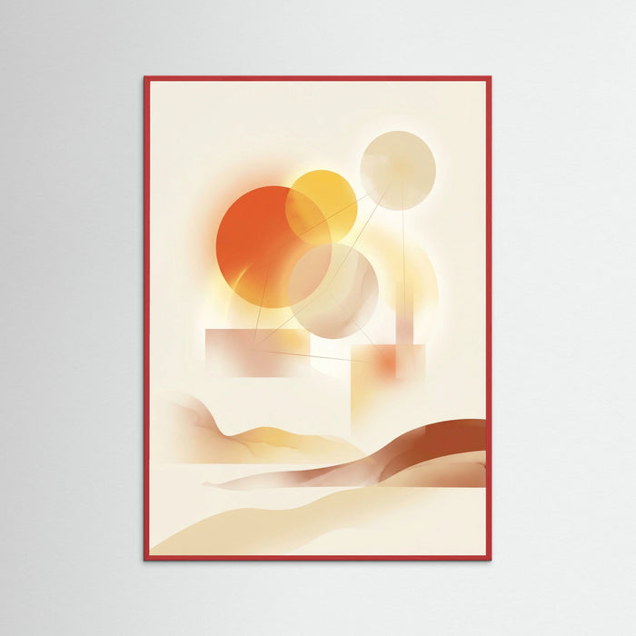Red Wood Abstract Radiance