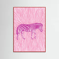 Poster African Zebra striking camouflage – poster e stampa artistica