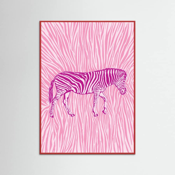 Poster African Zebra striking camouflage – poster e stampa artistica