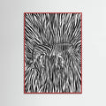 African Zebra striped camouflage -juliste – juliste ja taidepainatus