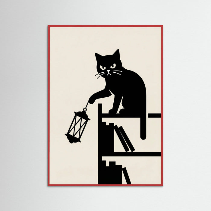 Red Wood Angry Neko