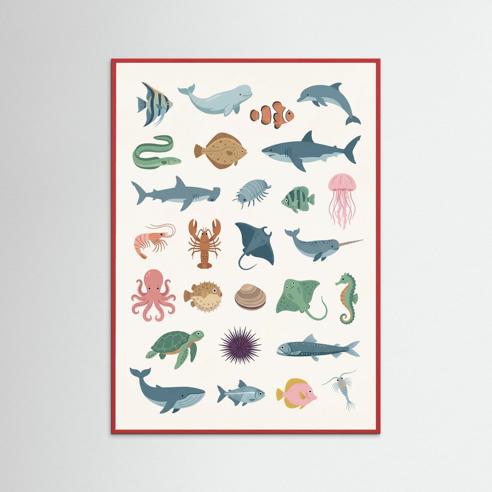 Red Wood Animal Alphabet Wonders