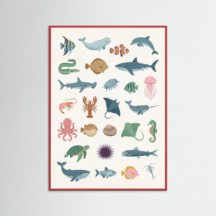Red Wood Animal Alphabet Wonders
