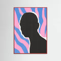 Poster Anonymous Portrait In Stripes – poster e stampa artistica