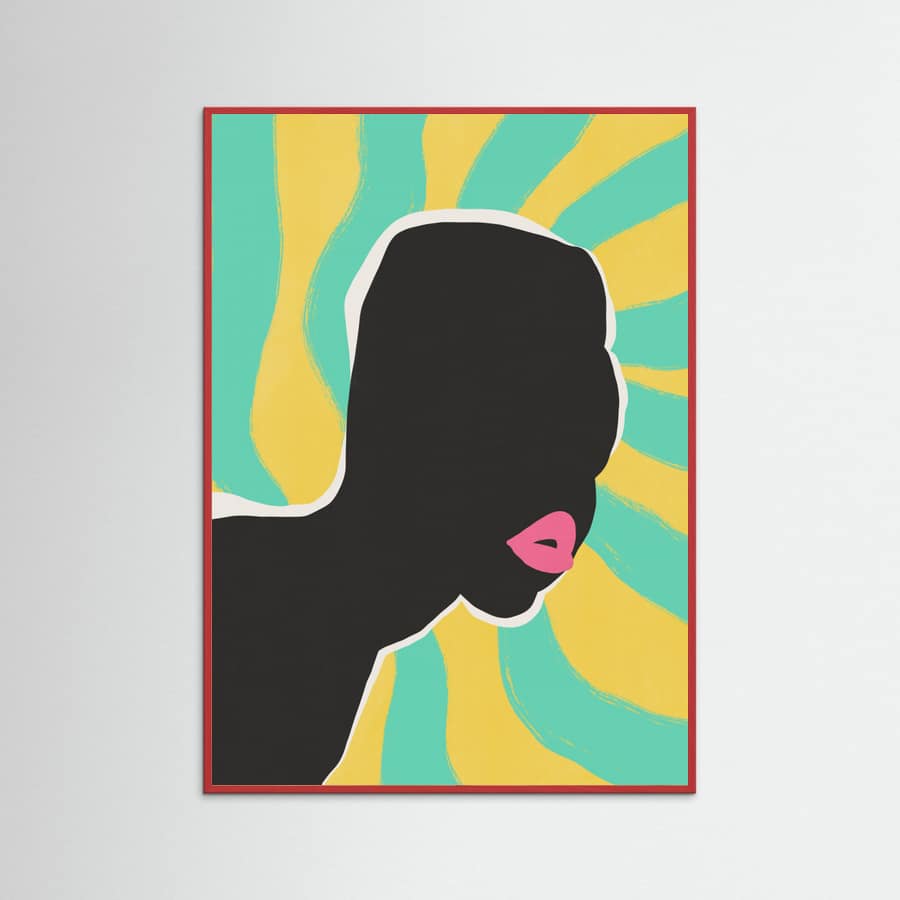 Anonymous Portrait In Summer Poster – poster and art print