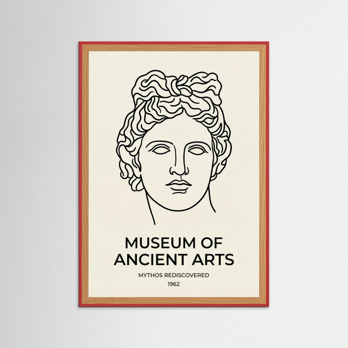 Red Wood Antibes Museum Poster