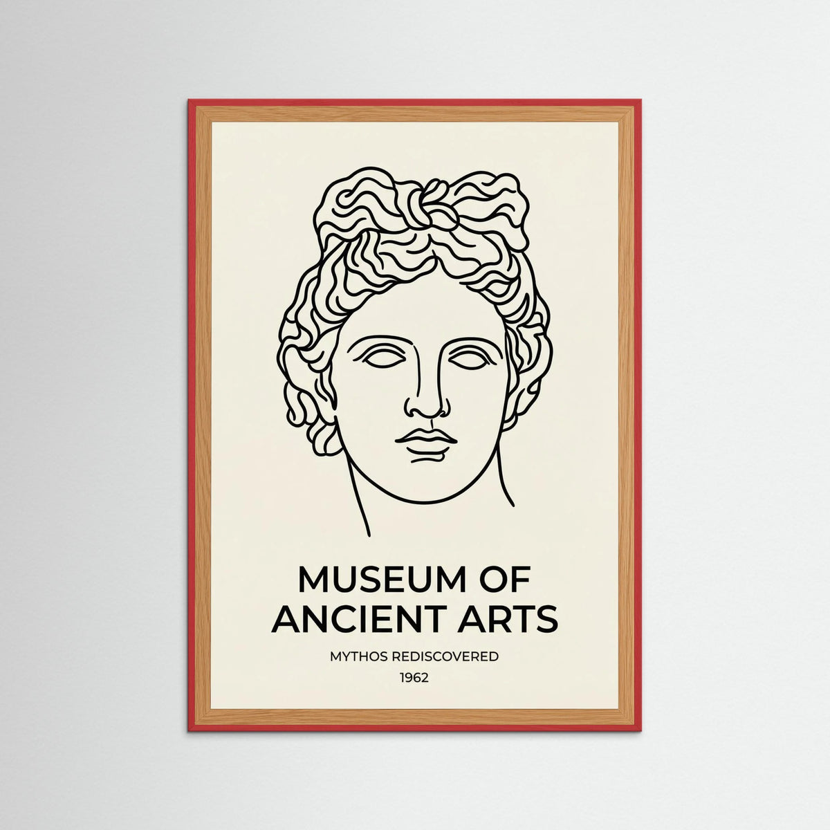 Red Wood Antibes Museum Poster