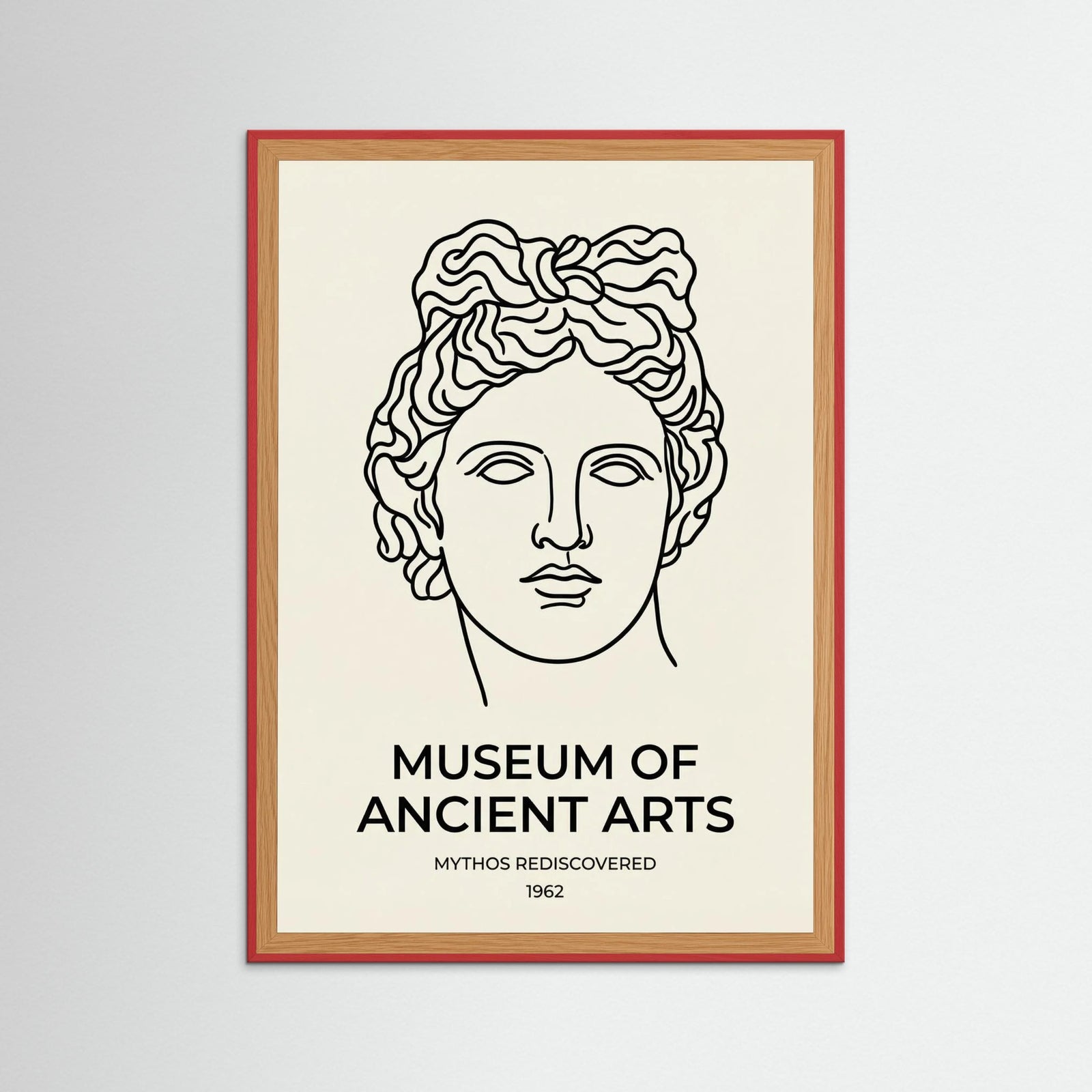 Red Wood Antibes Museum Poster