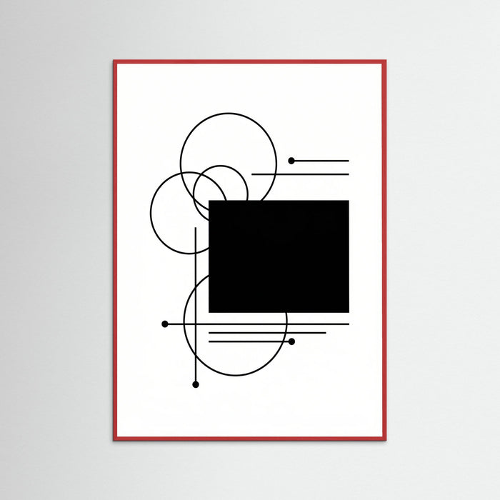 Red Wood Art Print