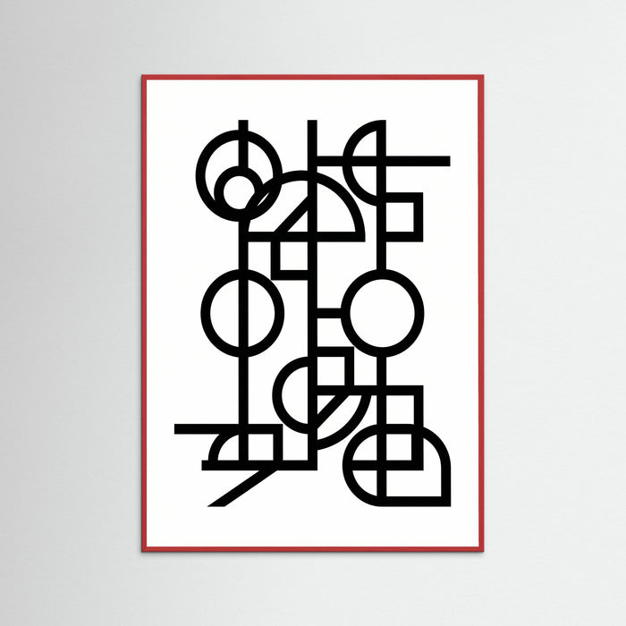 Red Wood Art Print