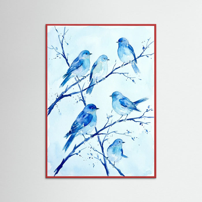 Red Wood Azure Bloom