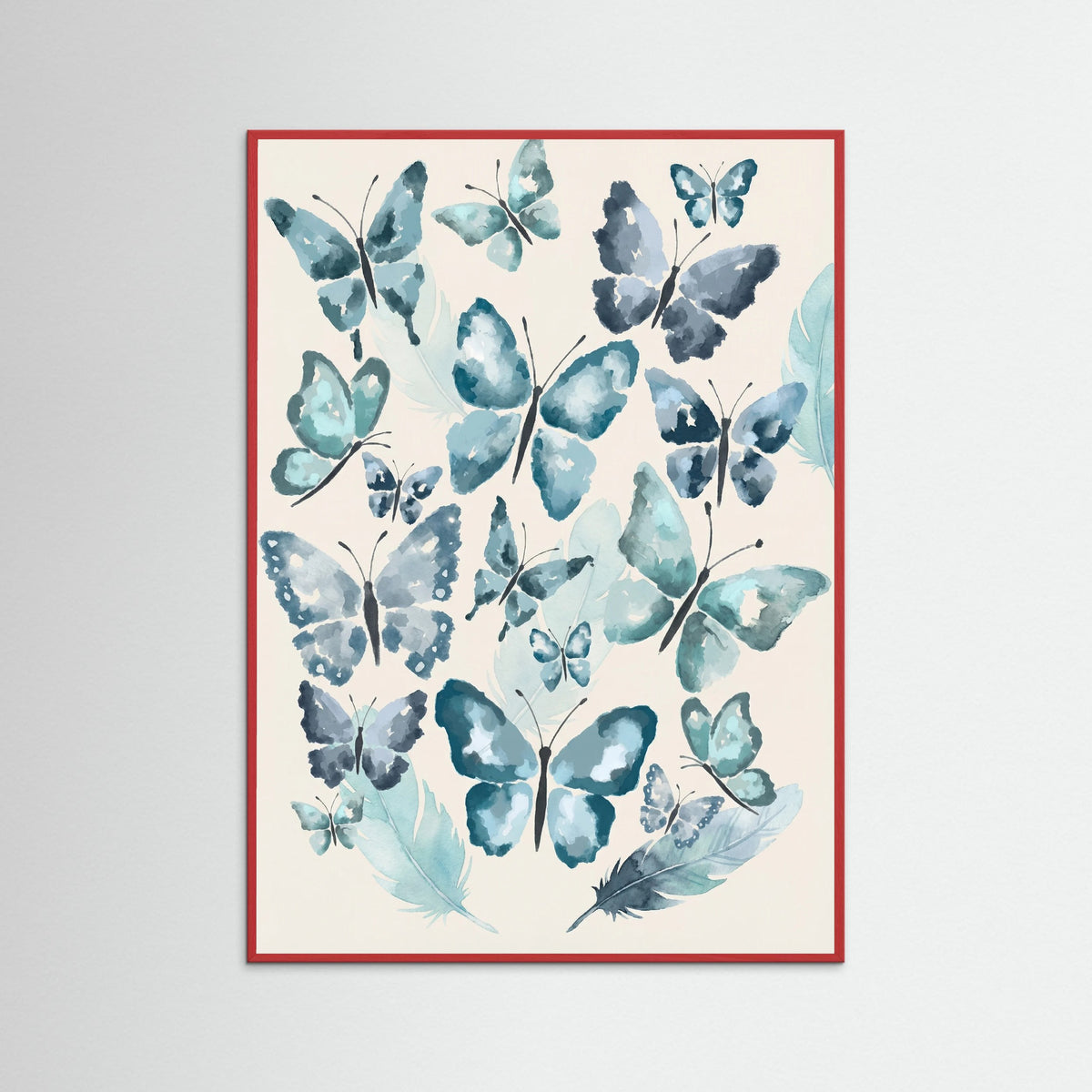 Red Wood Azure Butterflies