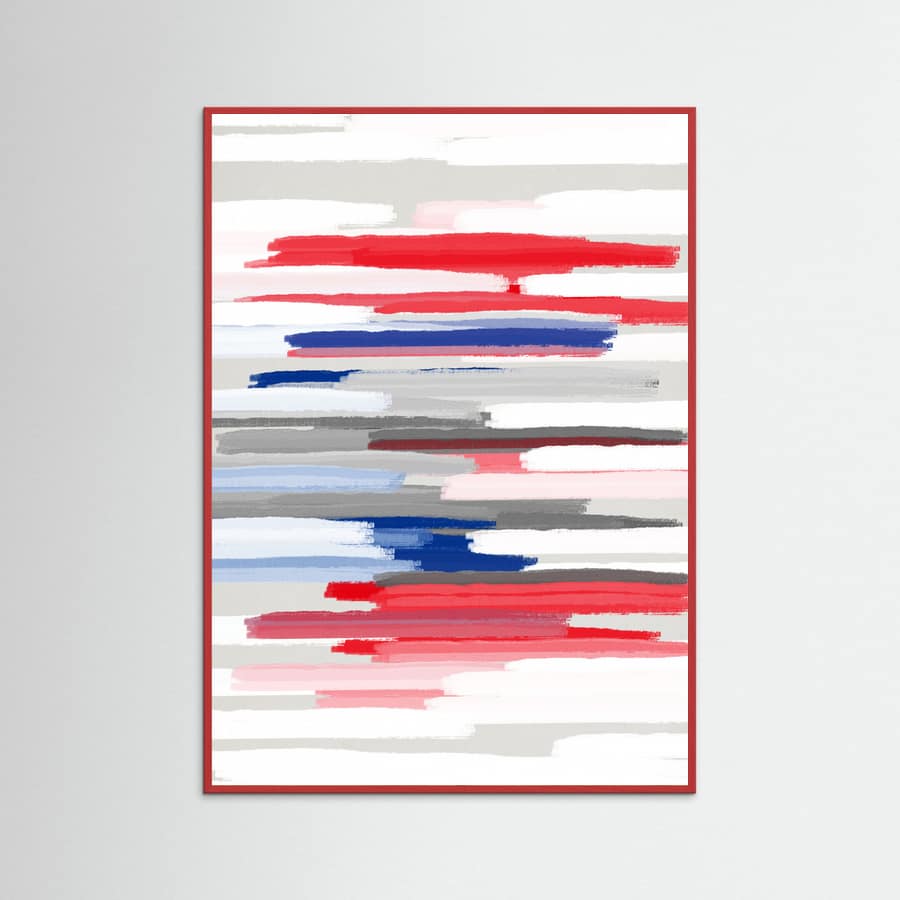 Póster BILLS RED WHITE AND BLUES – póster e impresión artística