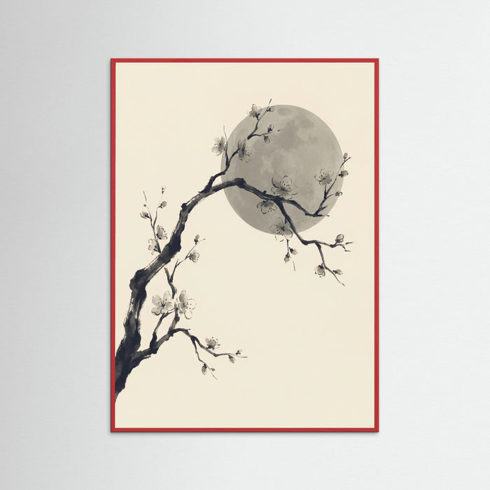 Red Wood Bamboo Zen Sunset