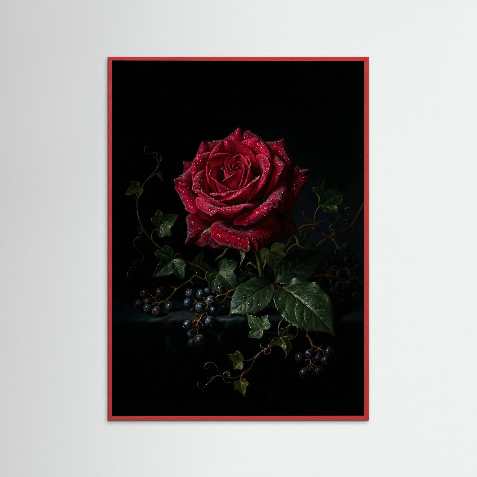 Red Wood Baroque Bloom