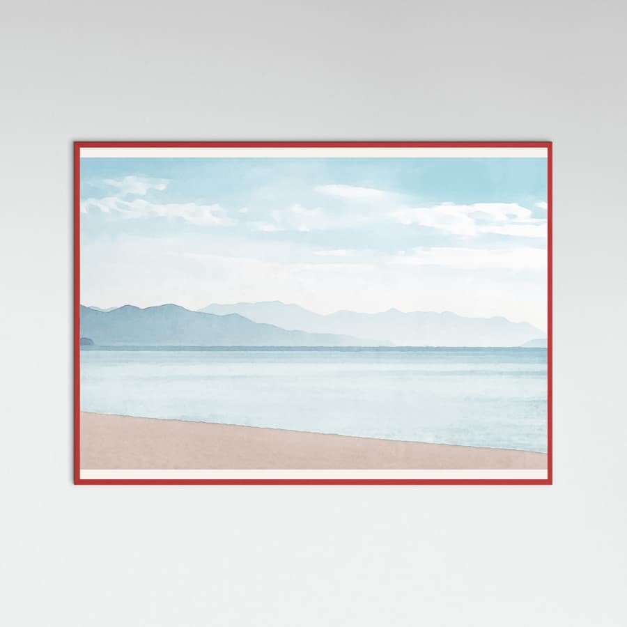 Beach View Poster – poster and art print