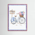 Bicycle at beach Poster – poster och konsttryck