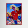 Red Wood Big Tex Aflame Poster