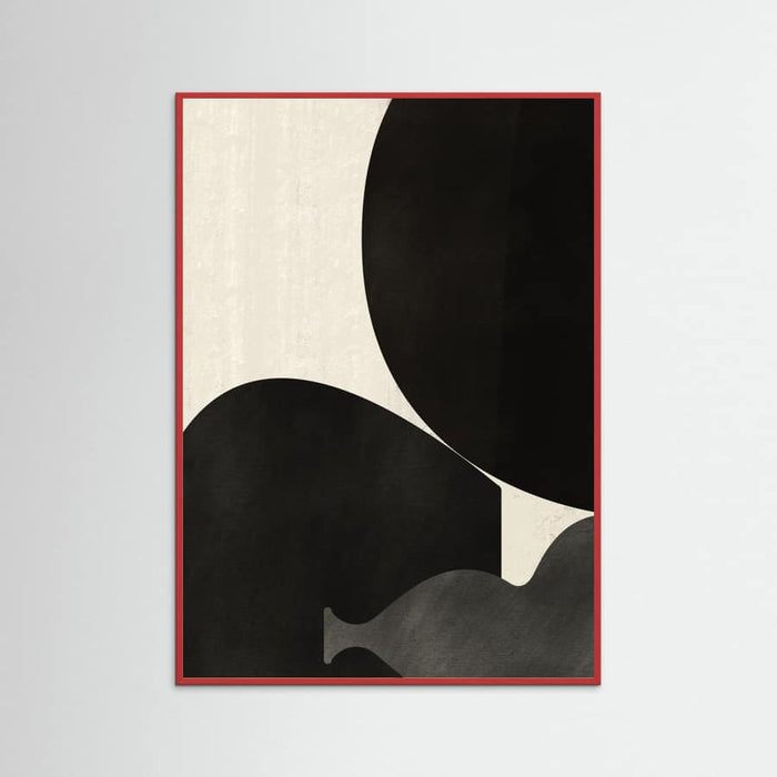 Black Abstract With Texture Poster – poster and art print