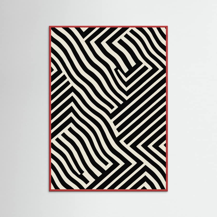 Black And White Poster – plakat og kunsttryk