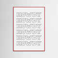 Black Howdy -juliste – juliste ja taidepainatus