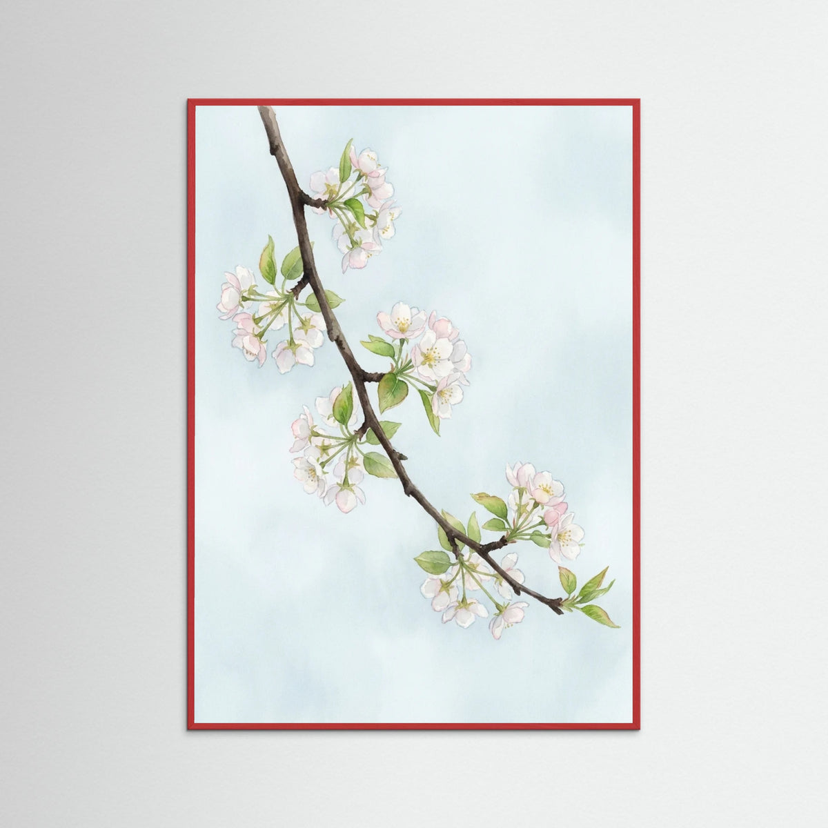 Red Wood Blossoms Serenity