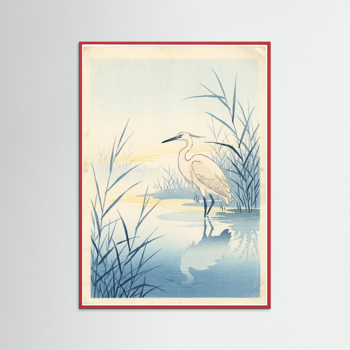 Red Wood Blue Bloom Serenity