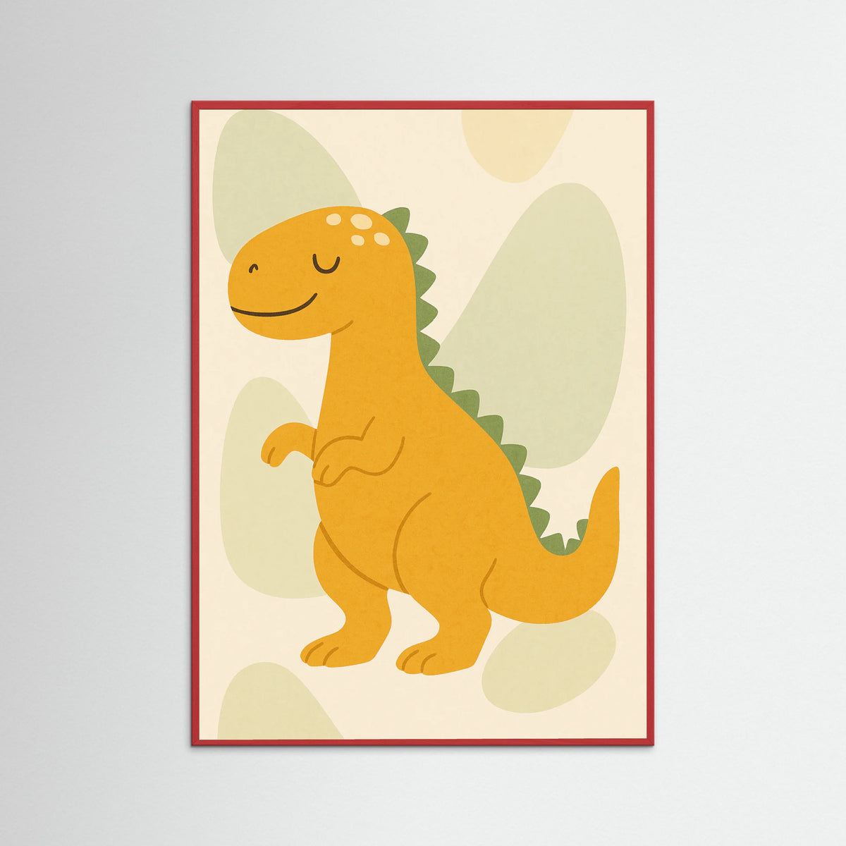 Red Wood Blue Dinosaur