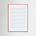 Plakat Blue Howdy – plakat i druk artystyczny