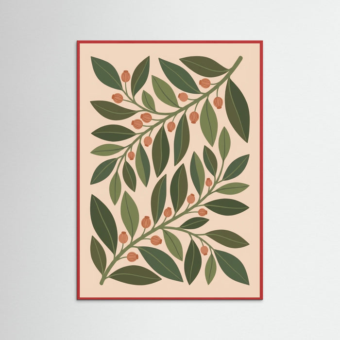 Red Wood Blush Panel