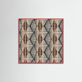 Red Wood Boho Lines Poster