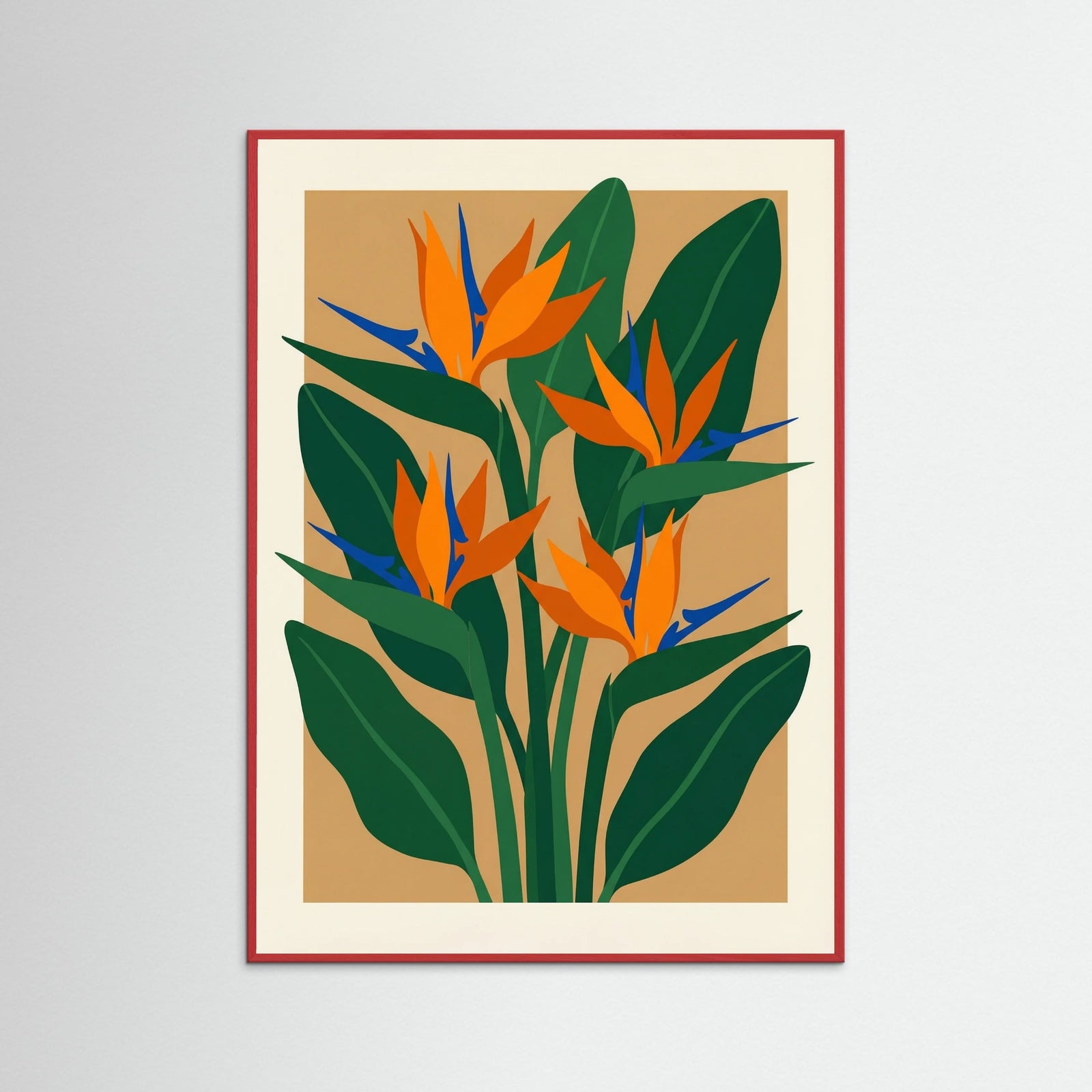 Red Wood Bold Botanical Bloom