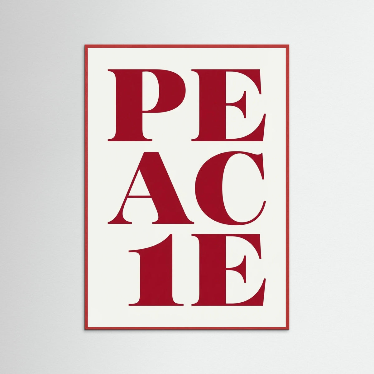 Red Wood Bold Festive Joy